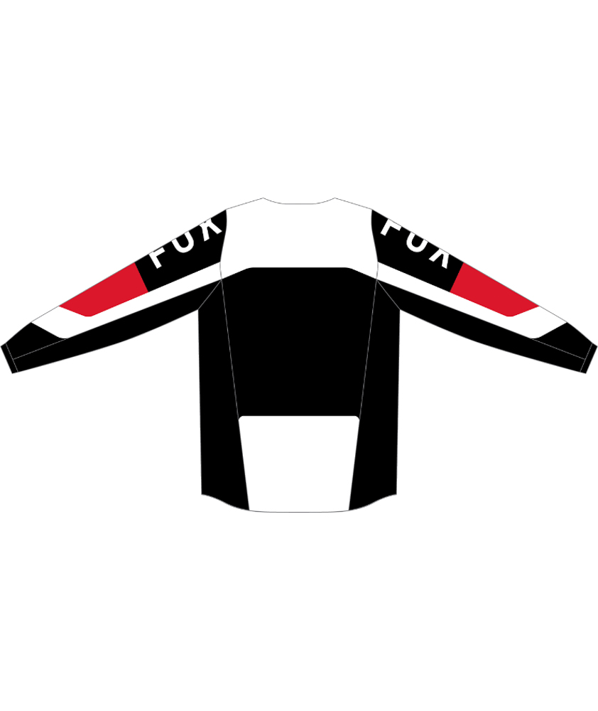 FOX 180 Nitro Jersey - Extd Sizes - L, Fluo RED MX24
