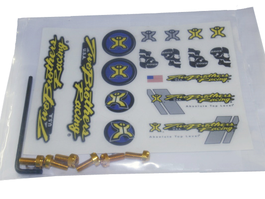 TBR Endcap Bolt Kit GOLD