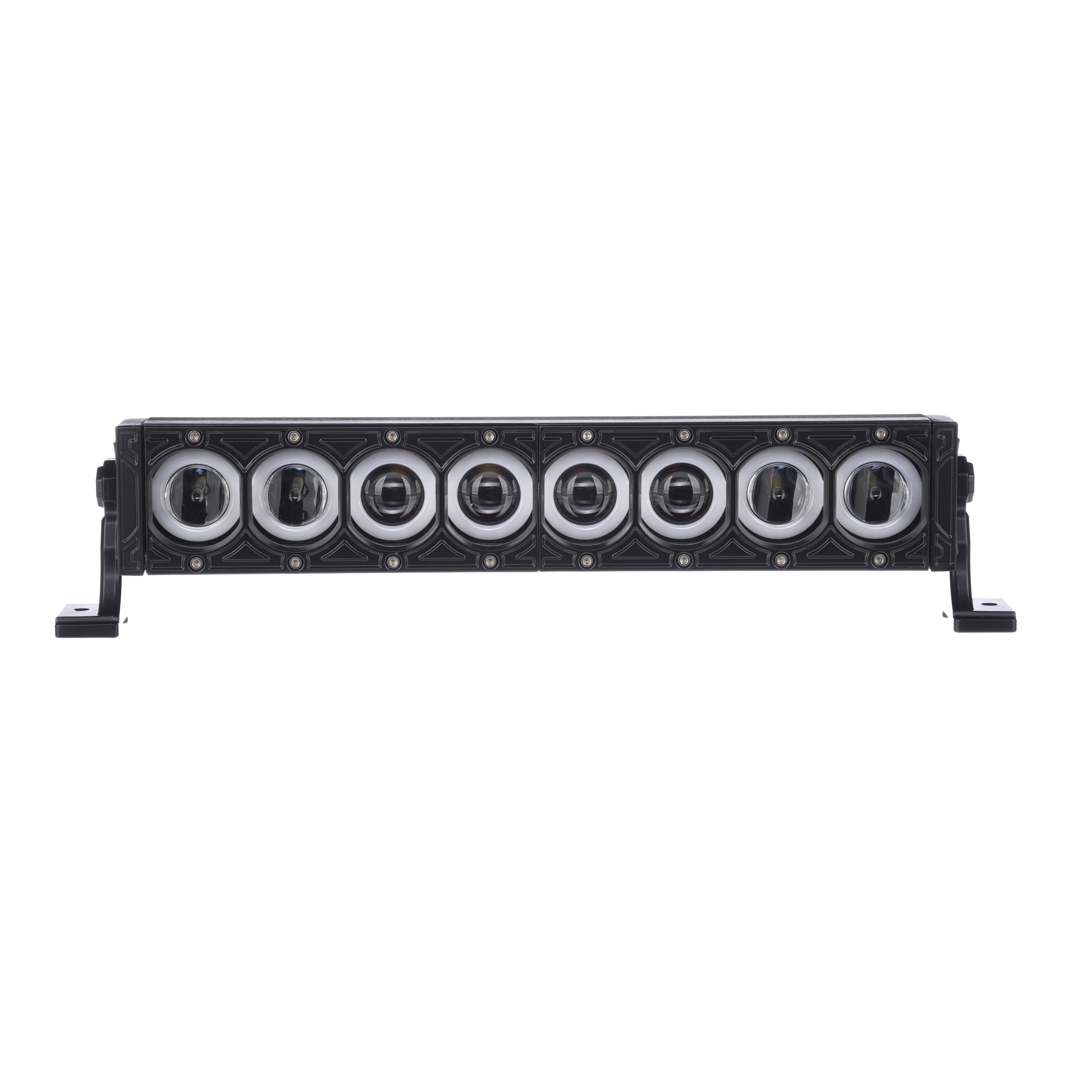 SHARK LED Light Bar 17" with Halo Ring, CREE LED, 80W