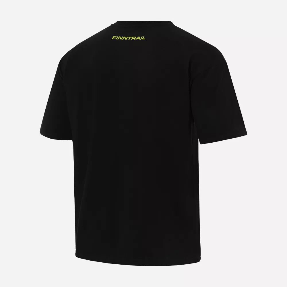 Finntrail T-shirt Big Fish BlackYellow XXL