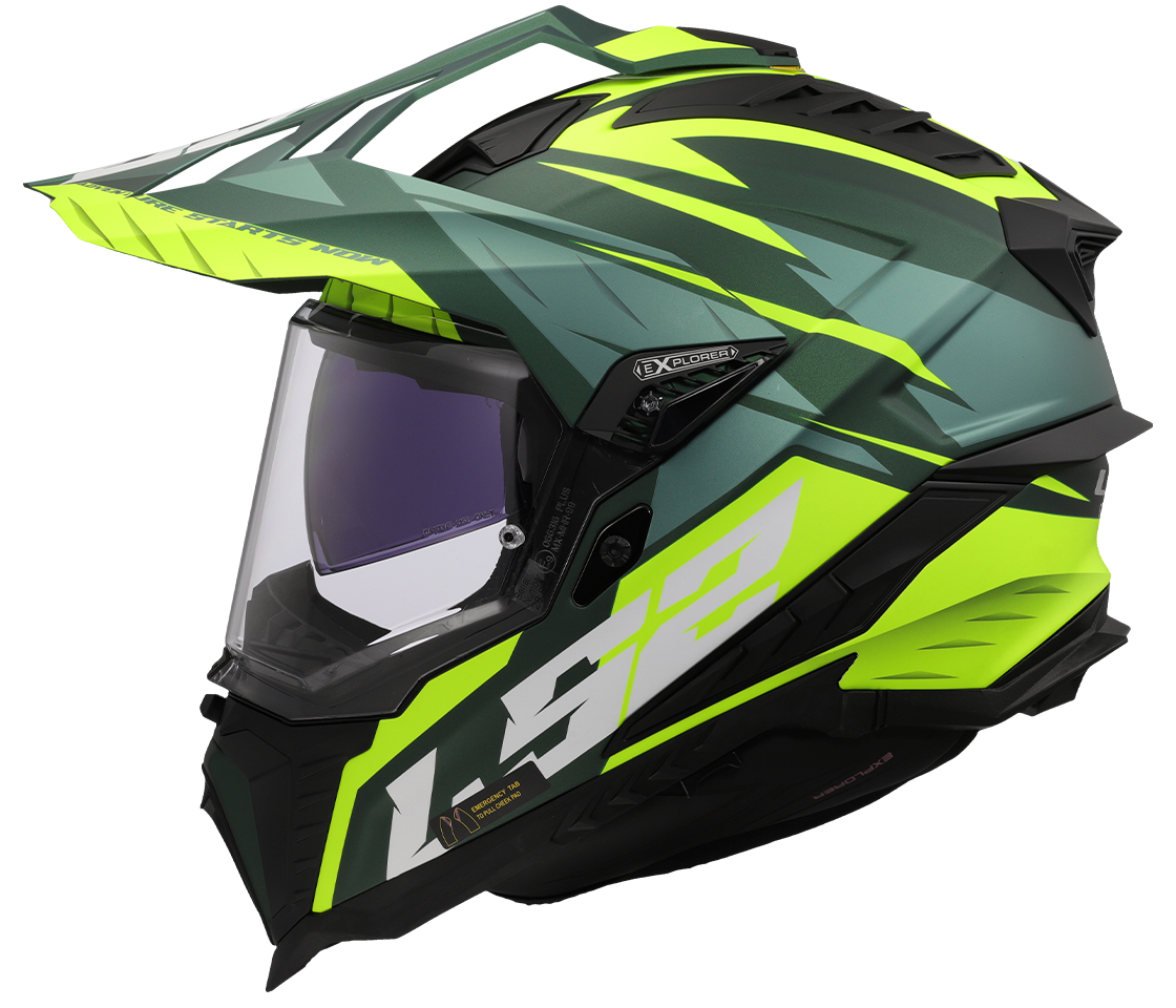 LS2 MX701 EXPLORER SPIRE GREEN H-VIS YELLOW-06 M