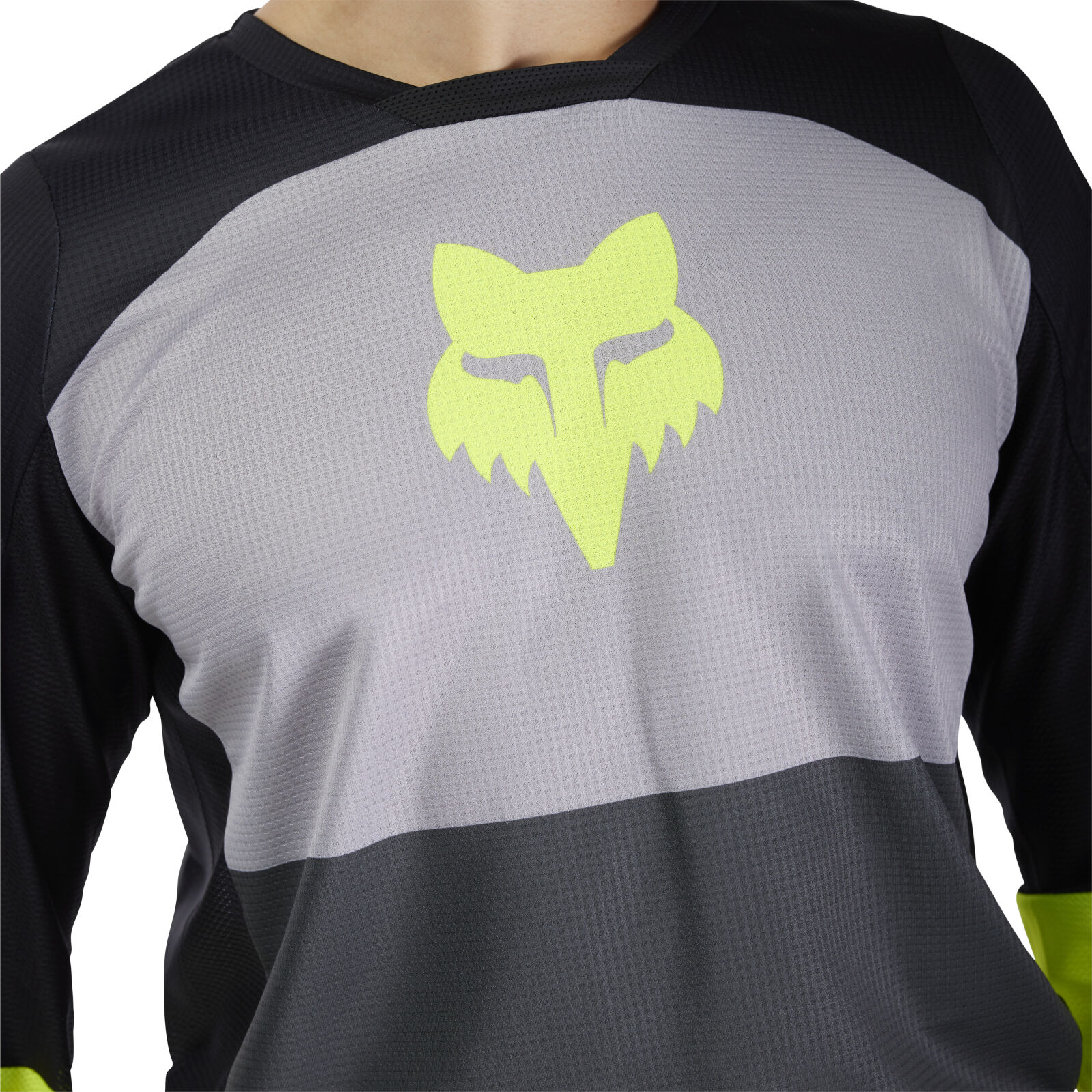 FOX 180 Flow Jersey - M, Black/Yellow
