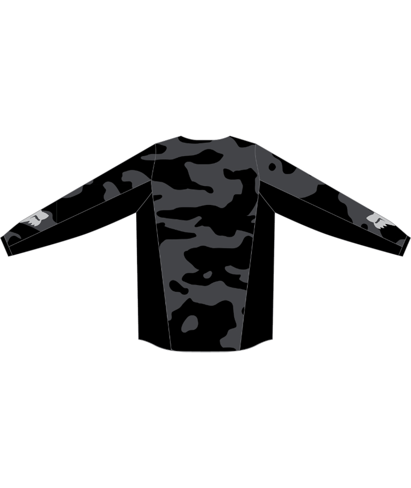 FOX 180 Bnkr Jersey - M, Black Camo MX24