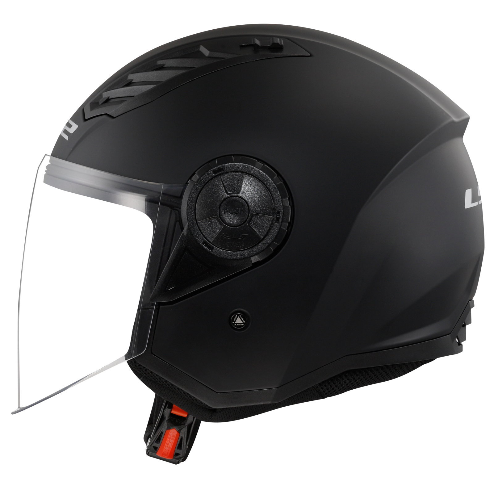 LS2 OF616 AIRFLOW II SOLID MATT BLACK-06 M