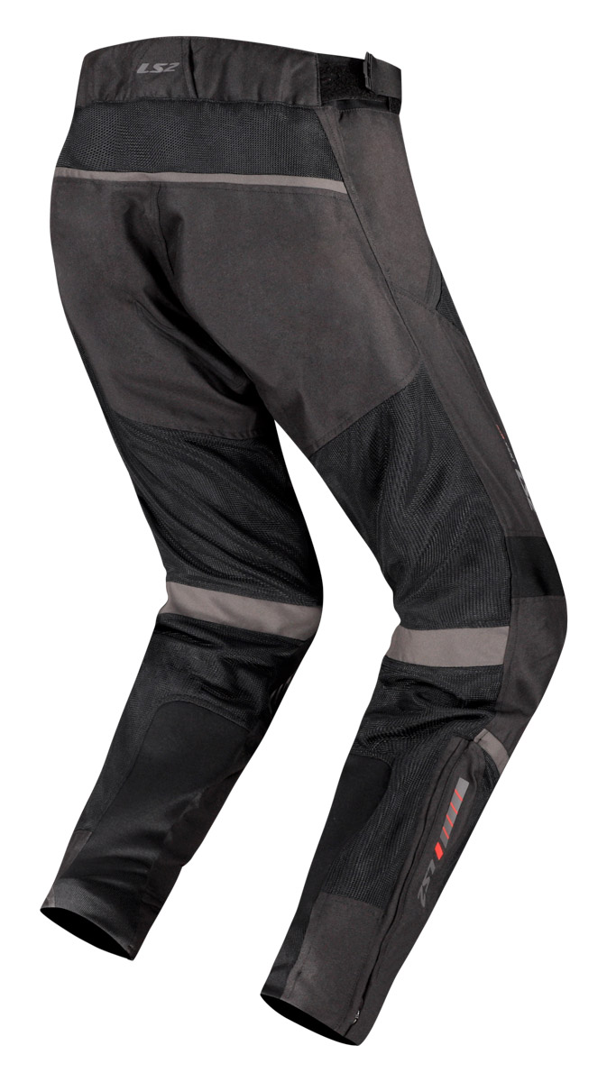 LS2 COMO AIR LADY PANT BLACK DARK GREY