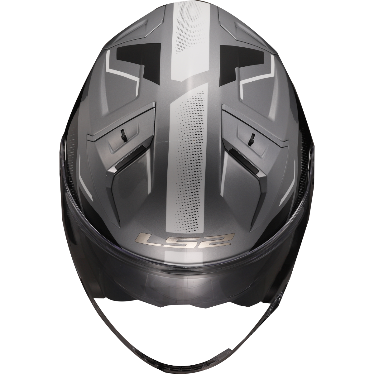 LS2 OF603 INFINITY II VEYRON GL.GREY WHITE-06 XS