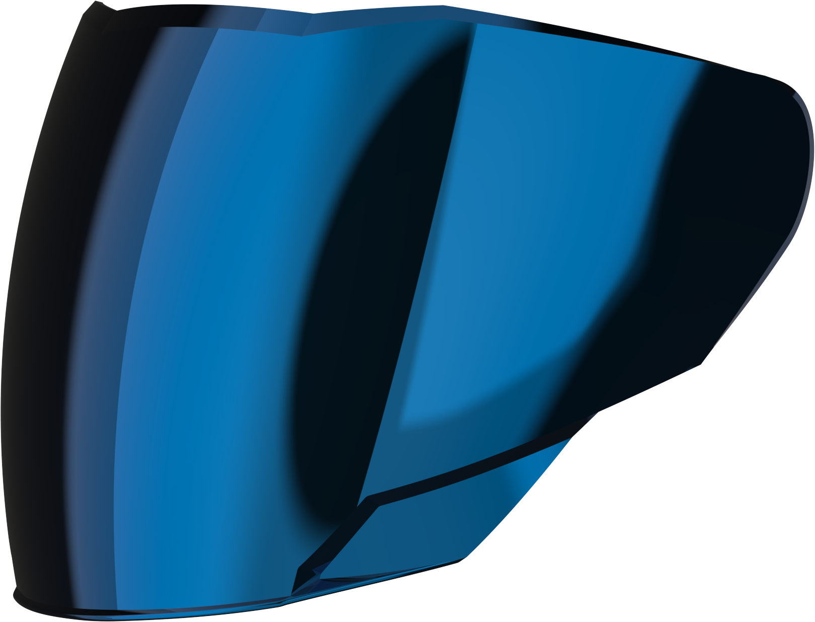 LS2 OF618 VISOR IRIDIUM BLUE