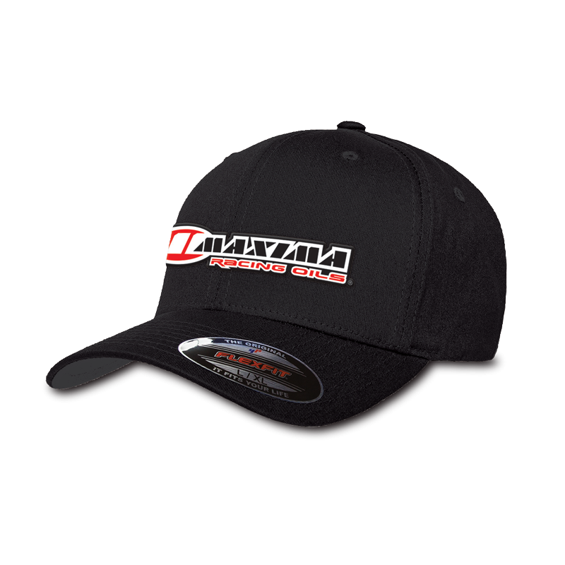 MAXIMA FITTED LOGO CURVE BILL HAT / BLK - L/XL