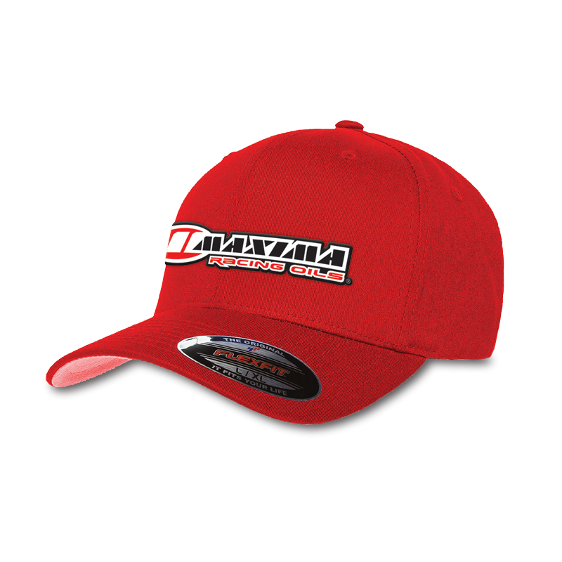 MAXIMA FITTED LOGO CURVE BILL HAT / RED - L/XL