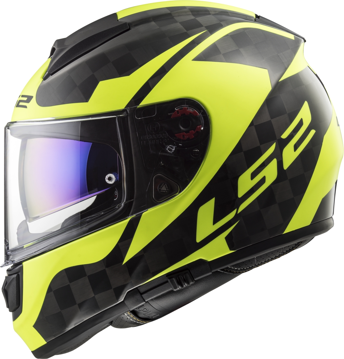 LS2 FF397 VECTOR C SHINE Carbon, H-V Yellow