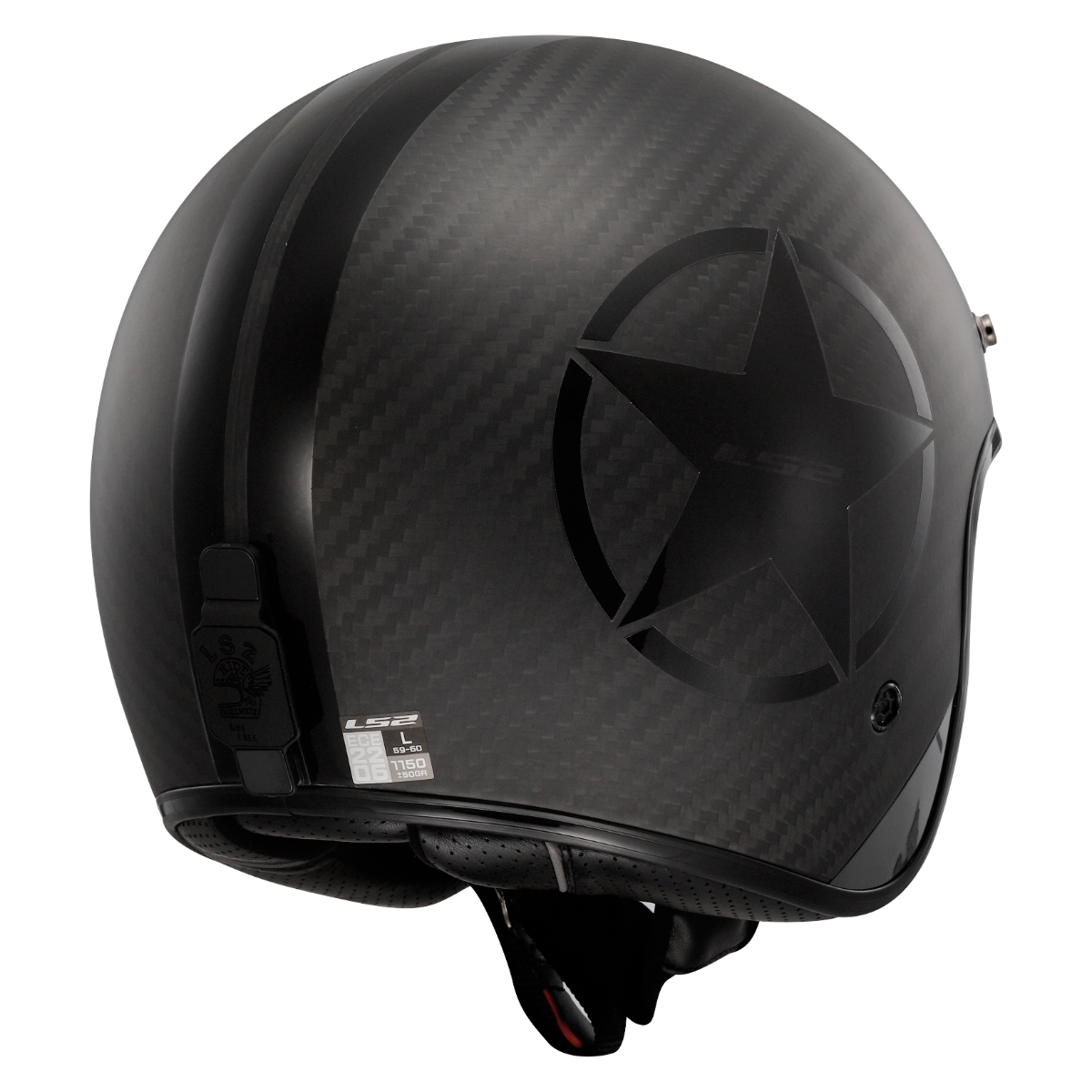 LS2 OF601 BOB II C STAR BLACK-06 M