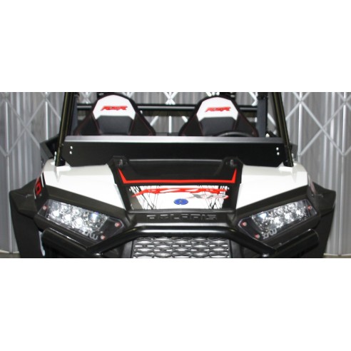 XRW WIND DEFLECTOR Alum BLACK - RZR 4 900 XP