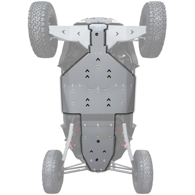 XRW SKID PLATES KIT ALU - POLARIS RZR TURBO S 2018