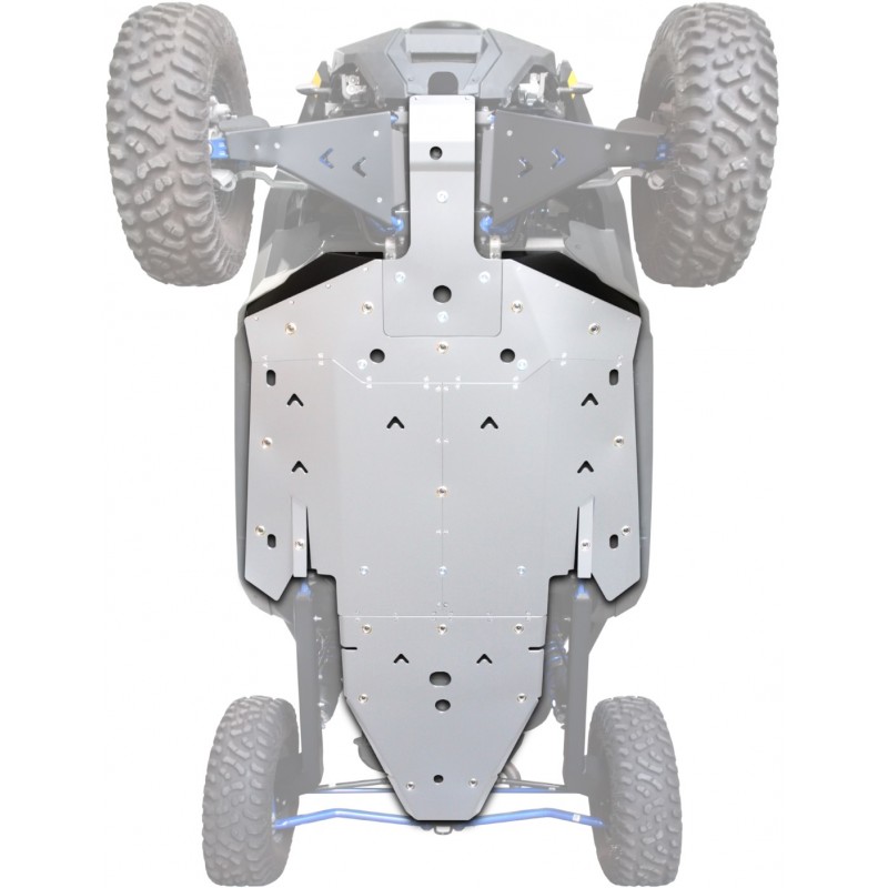 XRW SKID PLATES KIT ALU - POLARIS RZR PRO XP