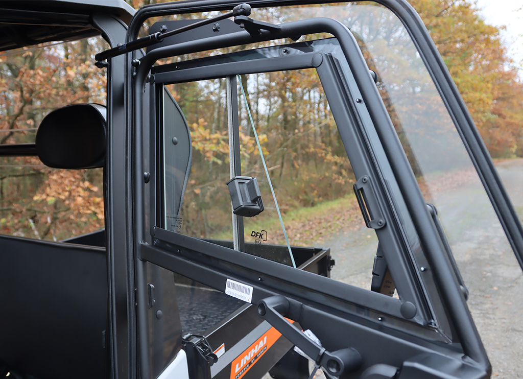 Kabina bez střechy včetně topení pro LINHAI UTV 1100 DIESEL (2022+) pasuje s orig. střechou