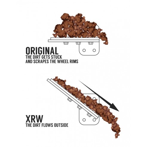 XRW KIT MUD SCRAPER - CAN-AM MAVERICK X3 XRS