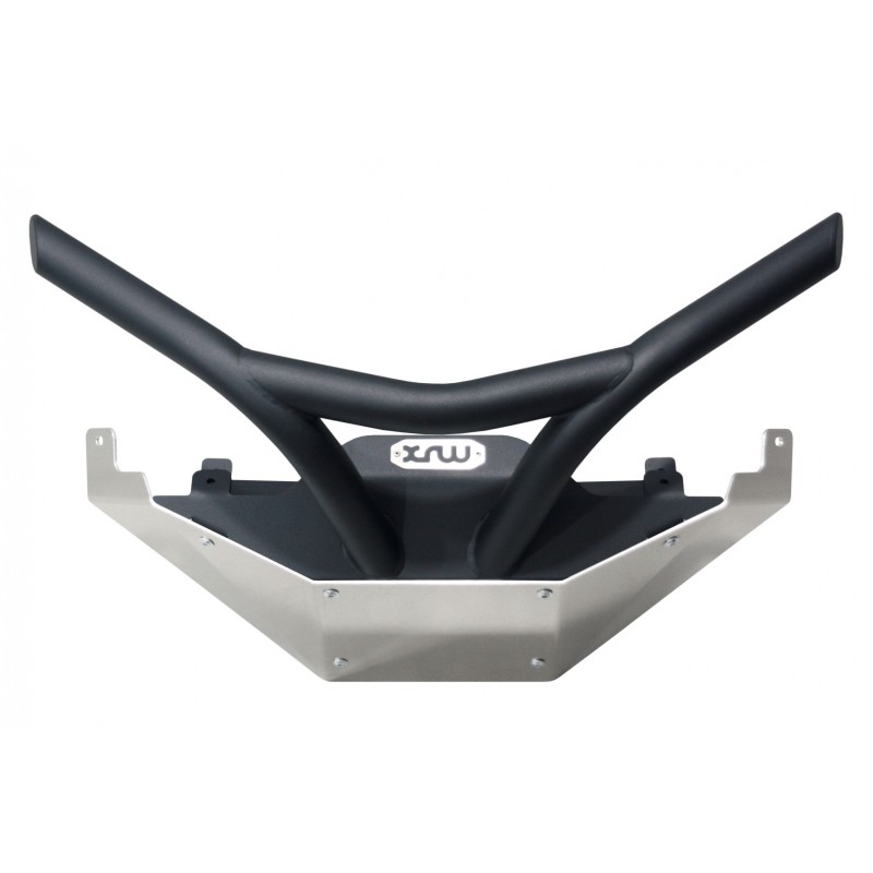 XRW FRONT BUMPER BR25 STL BLACK - CAN-AM MAVERICK X3