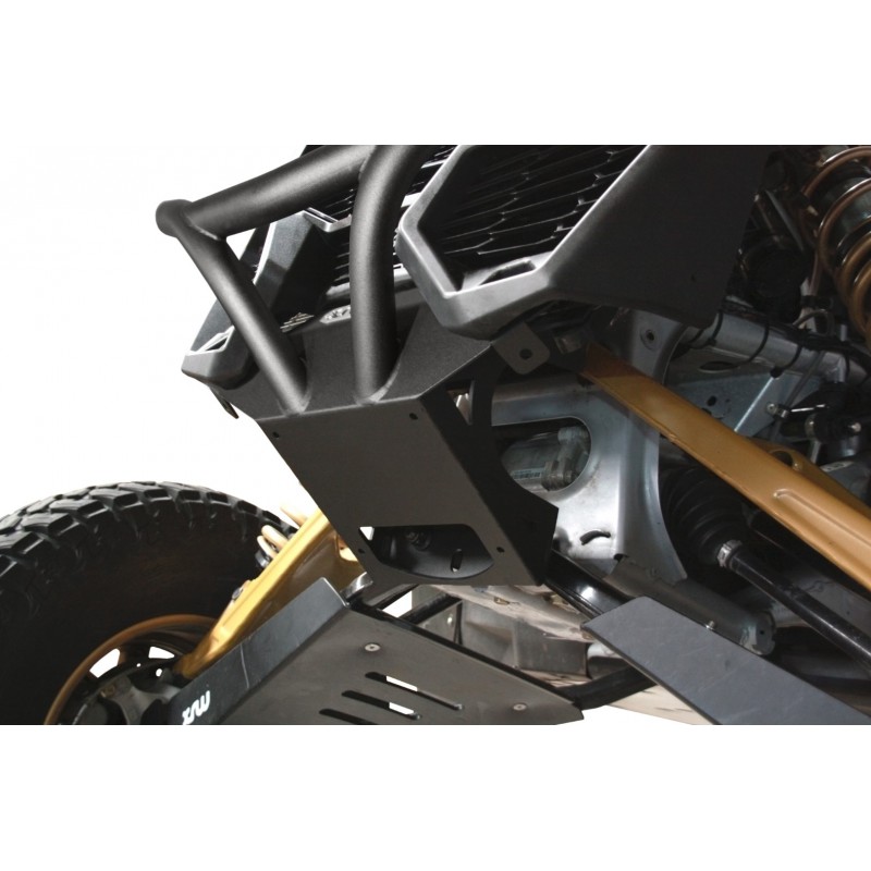 XRW FRONT BUMPER BR25 STL BLACK - CAN-AM MAVERICK X3