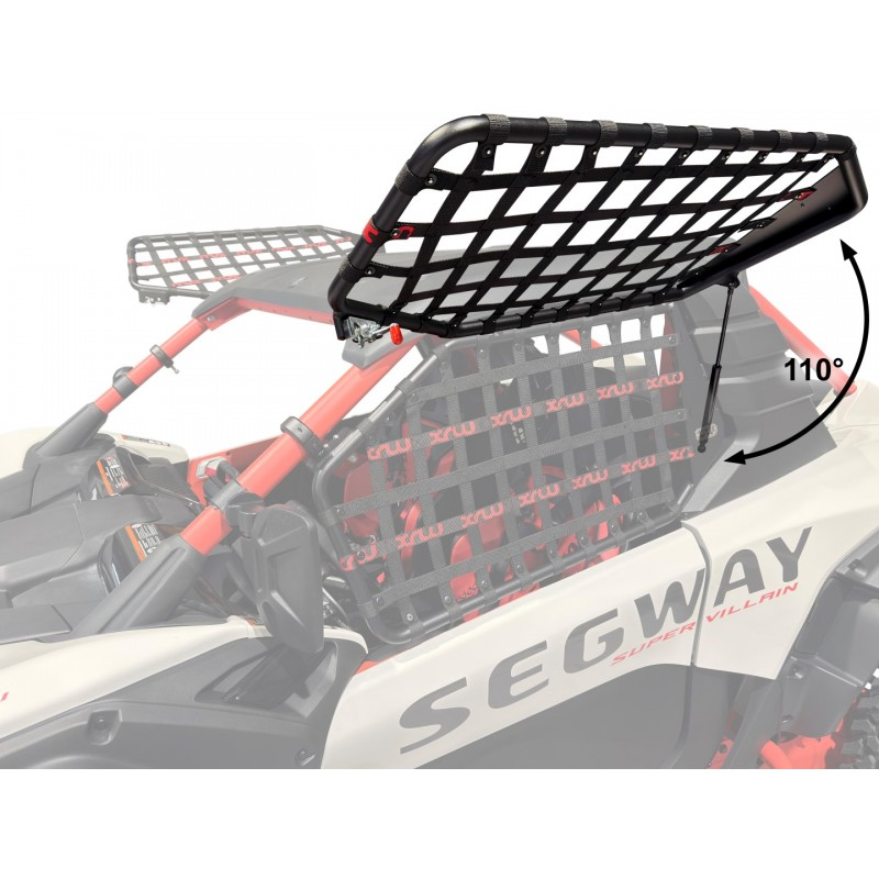 XRW UPPER DOOR with BLACK/WHITE NETS - SEGWAY SUPER VILLAIN SX20 (compatible with original cage)
