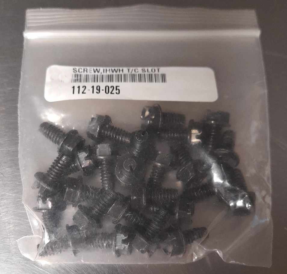(PKG 25) SCREW,IHWH T/C SLOT 1/4-20x1/2 BNZ