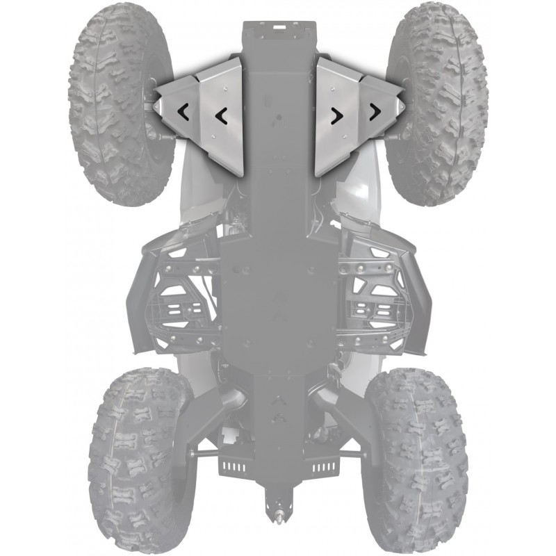 XRW FRONT A-ARM GUARDS ALU - RENEGADE 650/1000 XXC 2023+