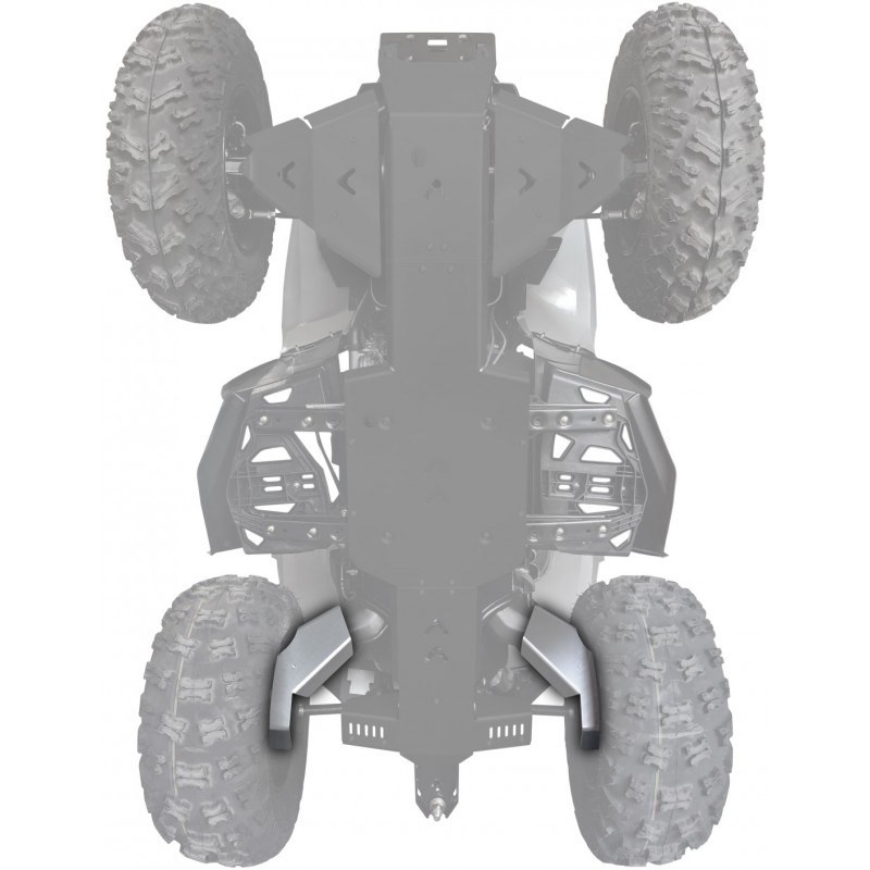 XRW REAR A-ARM GUARDS ALU - RENEGADE 650/1000 XXC 2023+