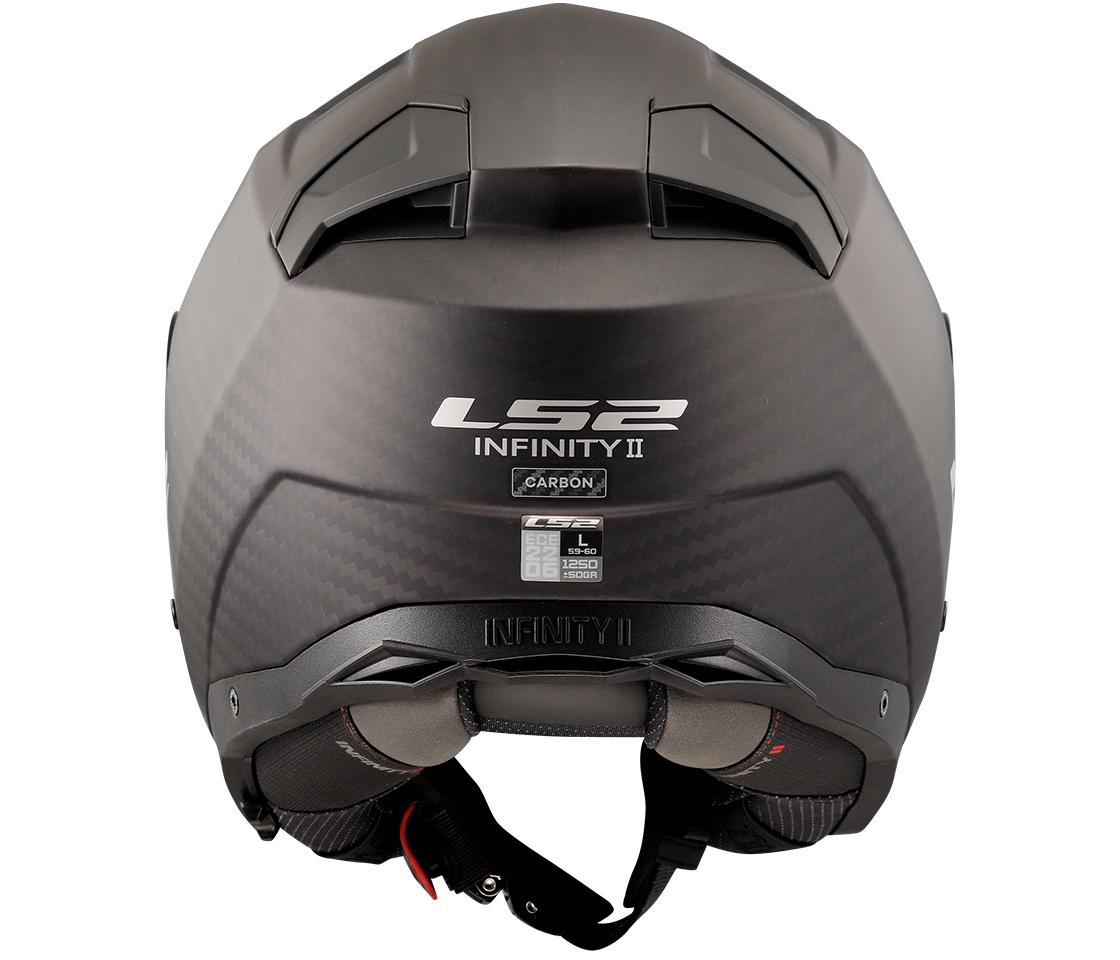 LS2 OF603 INFINITY II MATT CARBON-06 XL