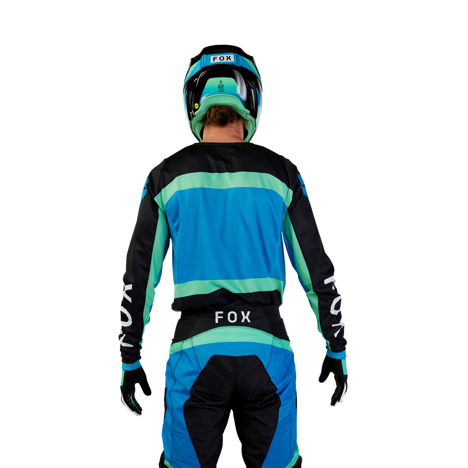 FOX 180 Ballast Jersey - L, Black/Blue MX24