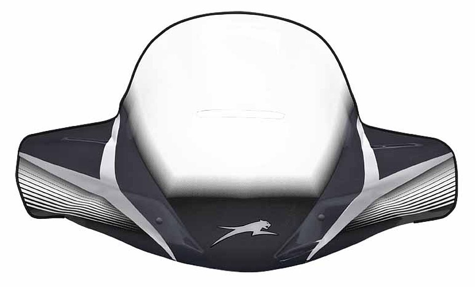 WINDSHIELD - WINDGUARD, BLACK