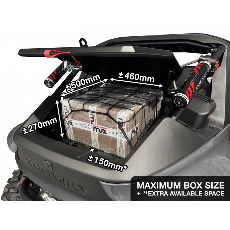 XRW TRUNK LID BLACK - SEGWAY VILLAIN SX10 (2024+)