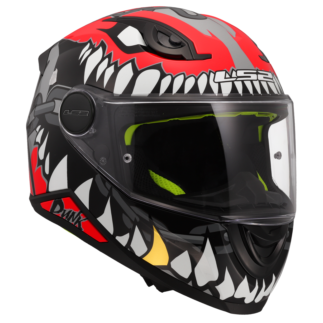 LS2 FF812 KID PUNK GREY RED S