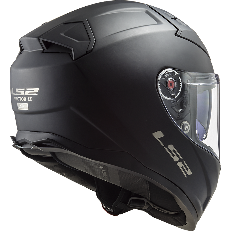 LS2 FF811 VECTOR II SOLID MATT BLACK-06 S