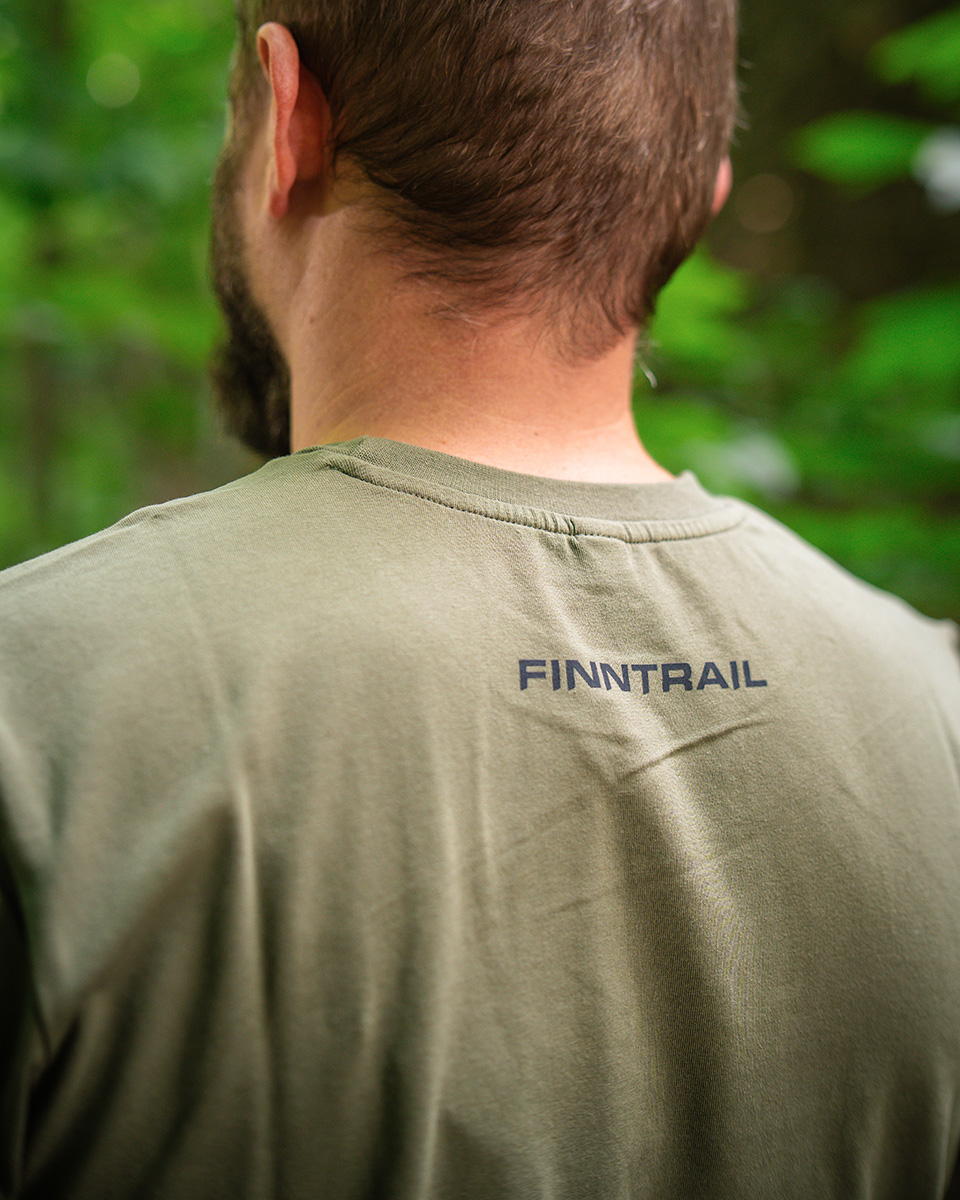 Finntrail T-shirt ATV skull Khaki XXL