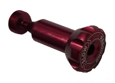 Damping Adjust Part:Knob,RD Adjust(3/8-32 UNEF-2A,1.450TLG)AI 7075,Red Ano III