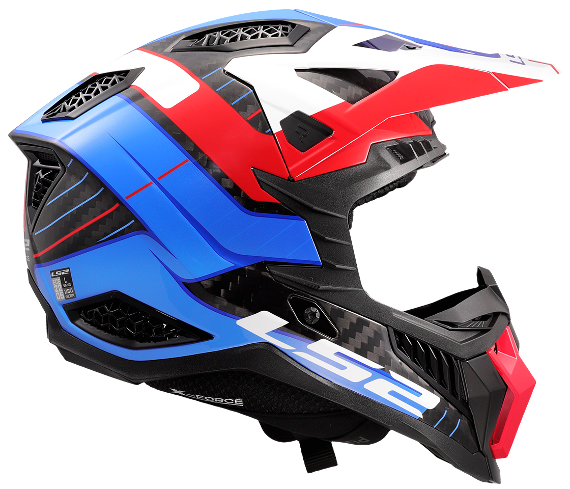 LS2 MX703 X-FORCE GALUO WHITE RED BLUE-06 S