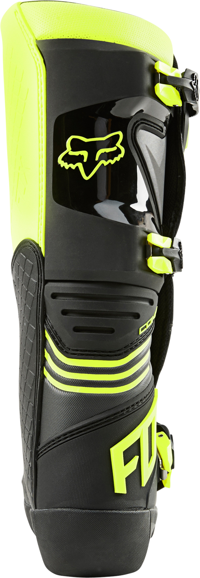 FOX Comp Boot - BLACK/YELLOW MX