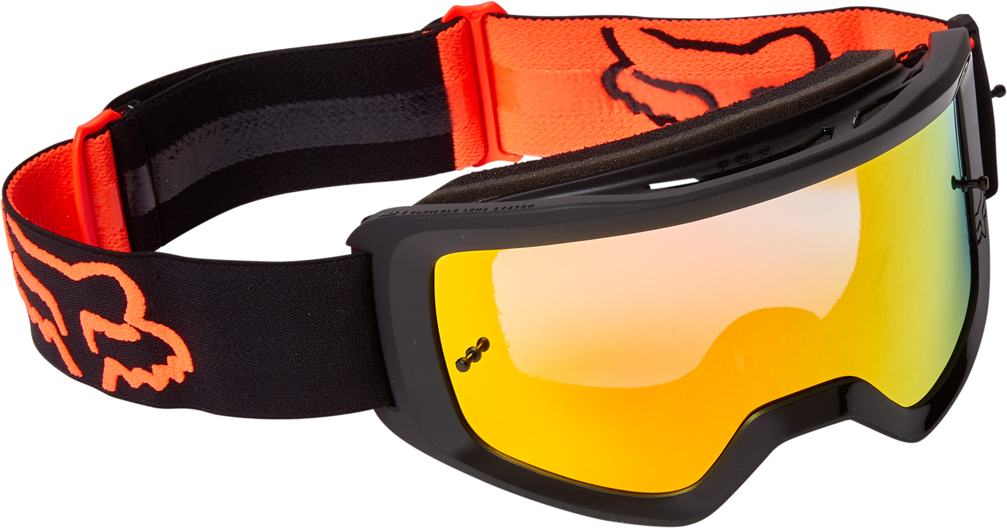 FOX Main Stray Goggle - Spark - OS, BLACK/ORANGE MX