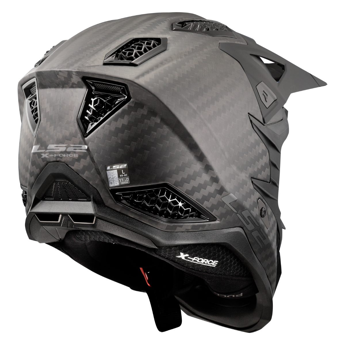 LS2 MX703 C X-FORCE MATT CARBON-06 XXL
