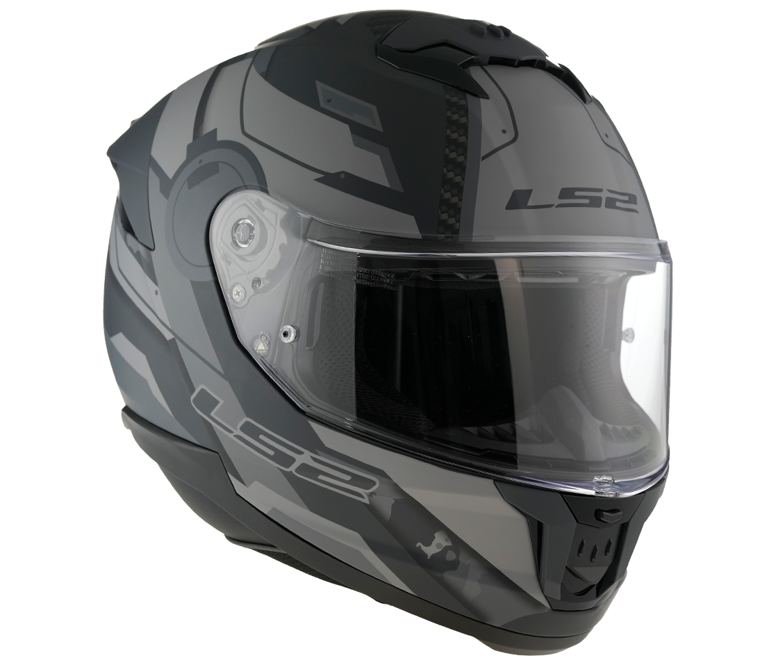 LS2 FF808 STREAM II SHADOW M.TITANIUM GREY-06 L