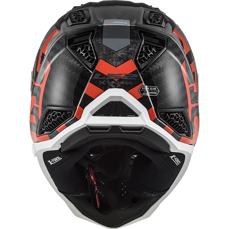 LS2 MX703 C X-FORCE BARRIER H-V YELLOW RED-06 XXL