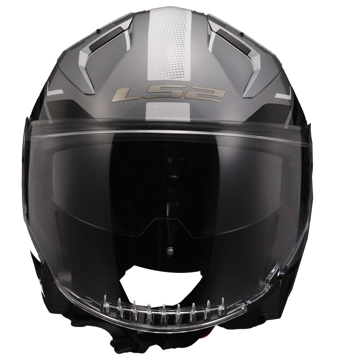 LS2 OF603 INFINITY II VEYRON GL.GREY WHITE-06 XS