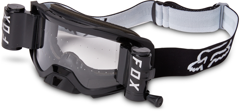 FOX Airspace Stray Roll Off Goggle  - OS, Black MX23