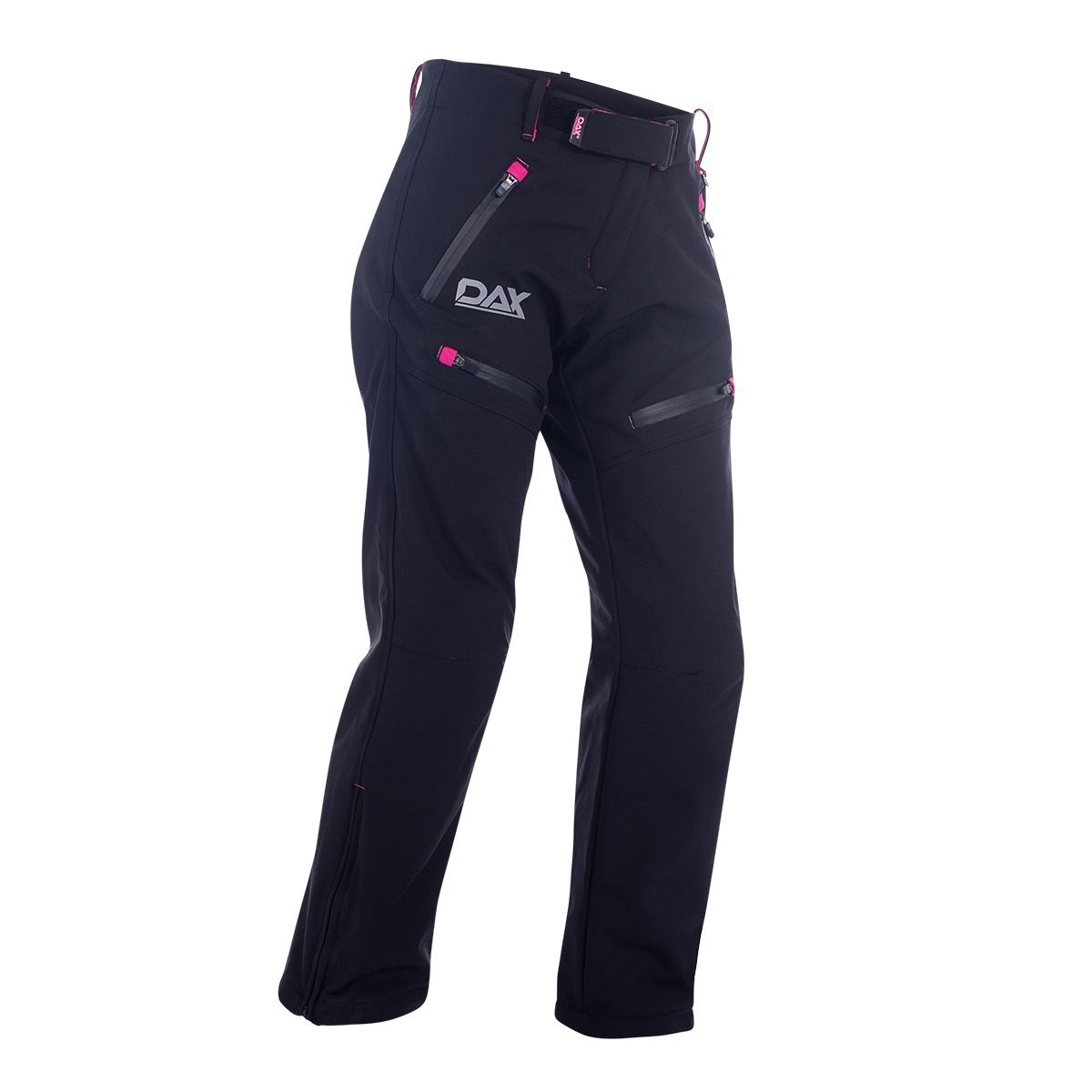 DAX LADY kalhoty M, SoftShell, s chrániči