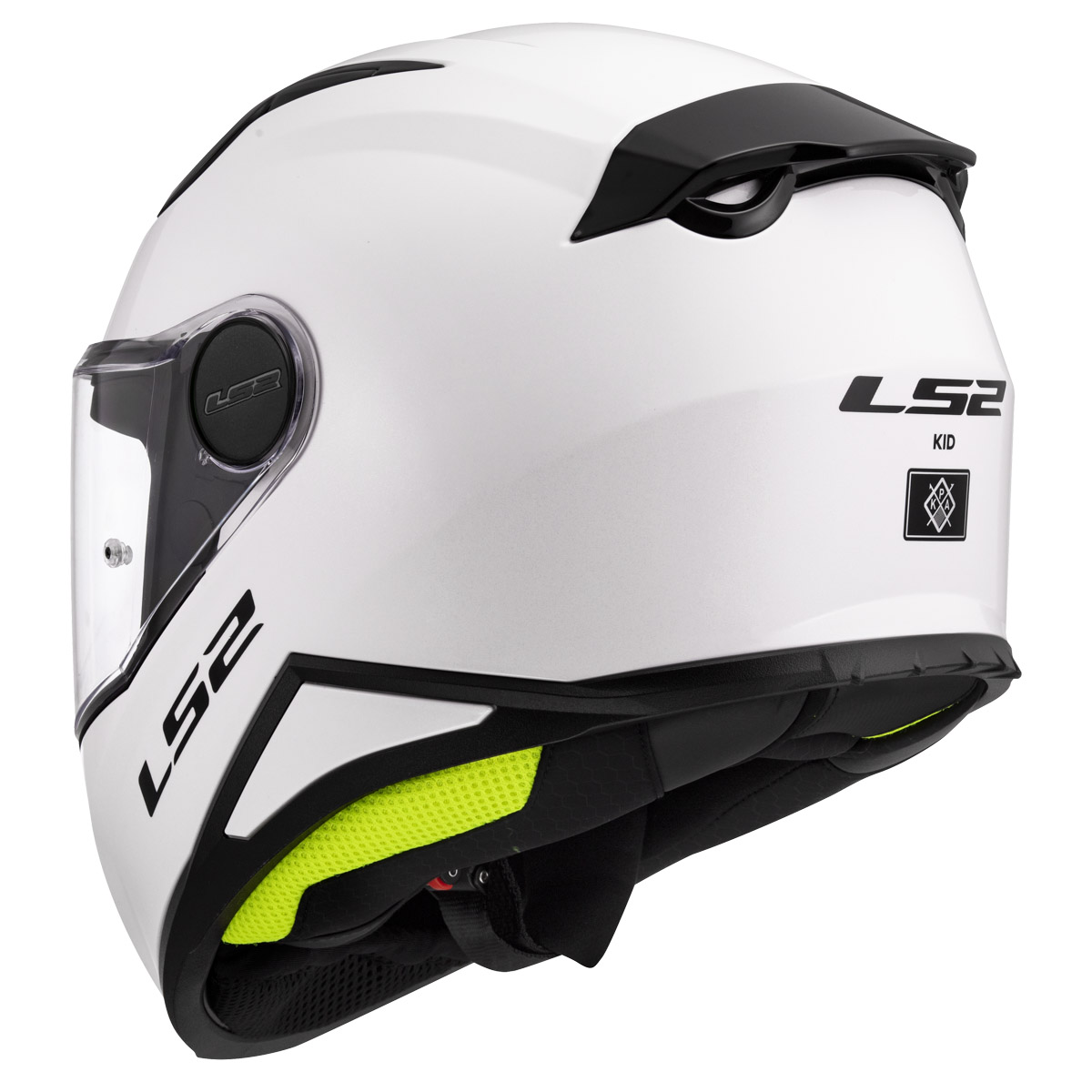 LS2 FF812 KID SOLID WHITE S