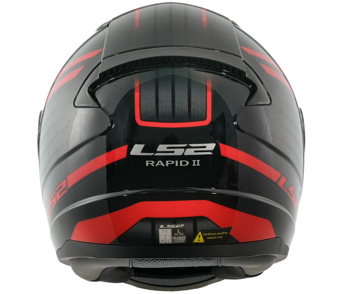 LS2 FF353 RAPID II CIRCUIT BLACK RED-06 M