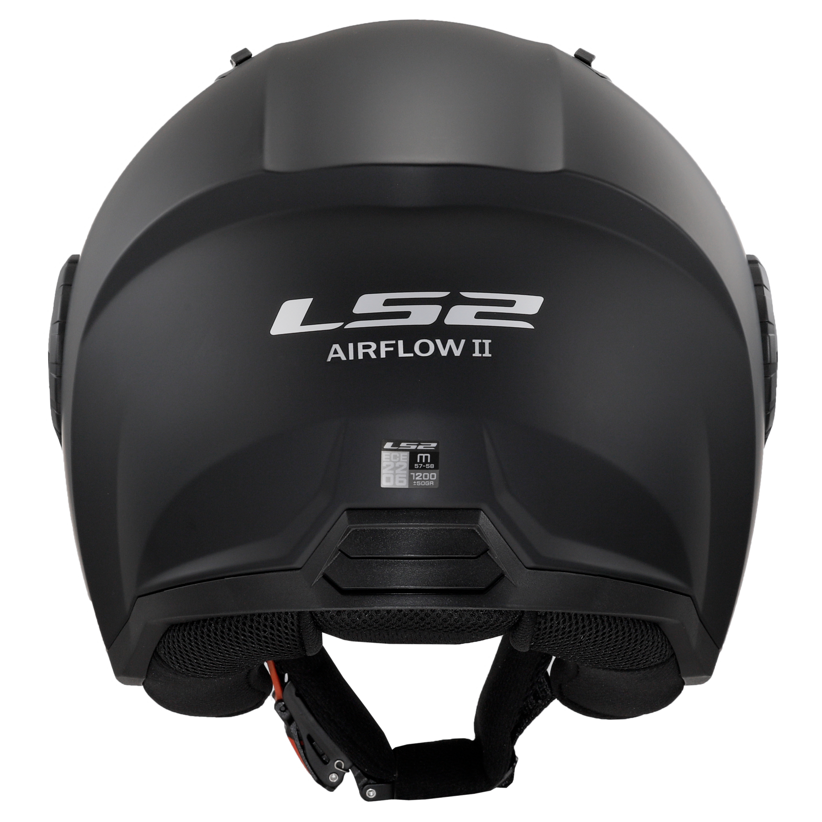 LS2 OF616 AIRFLOW II SOLID MATT BLACK-06 M
