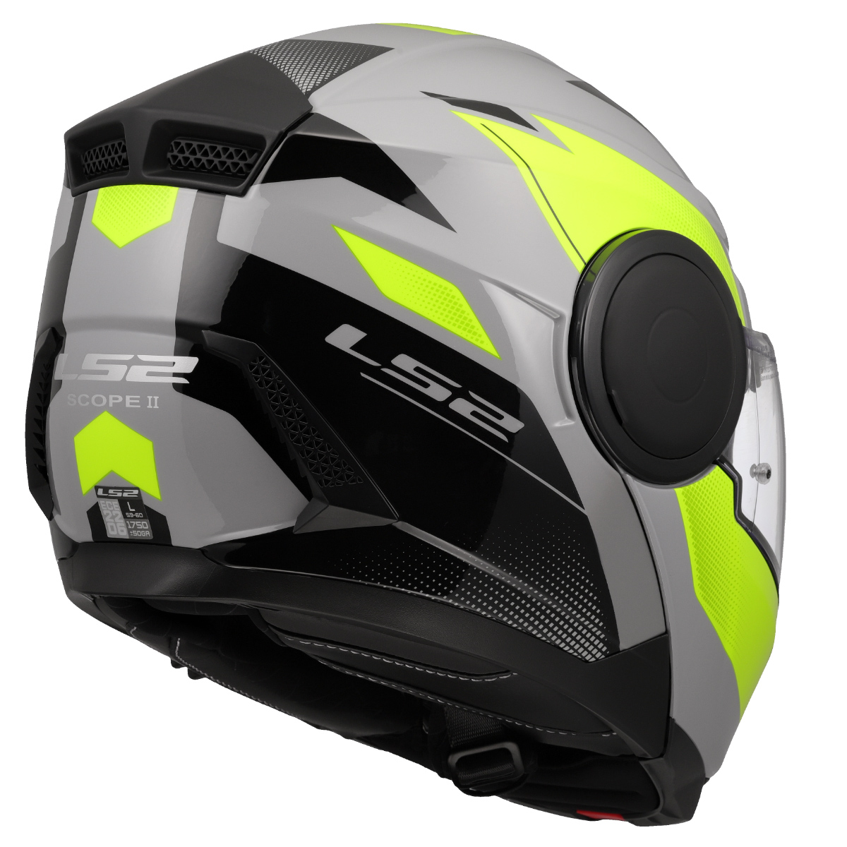 LS2 FF902 SCOPE II DURIA GREY H-VIS YELLOW-06 XXL