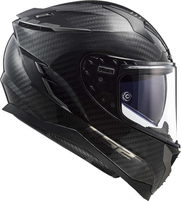 LS2 FF327 CHALLENGER C CARBON SOLID 3XL