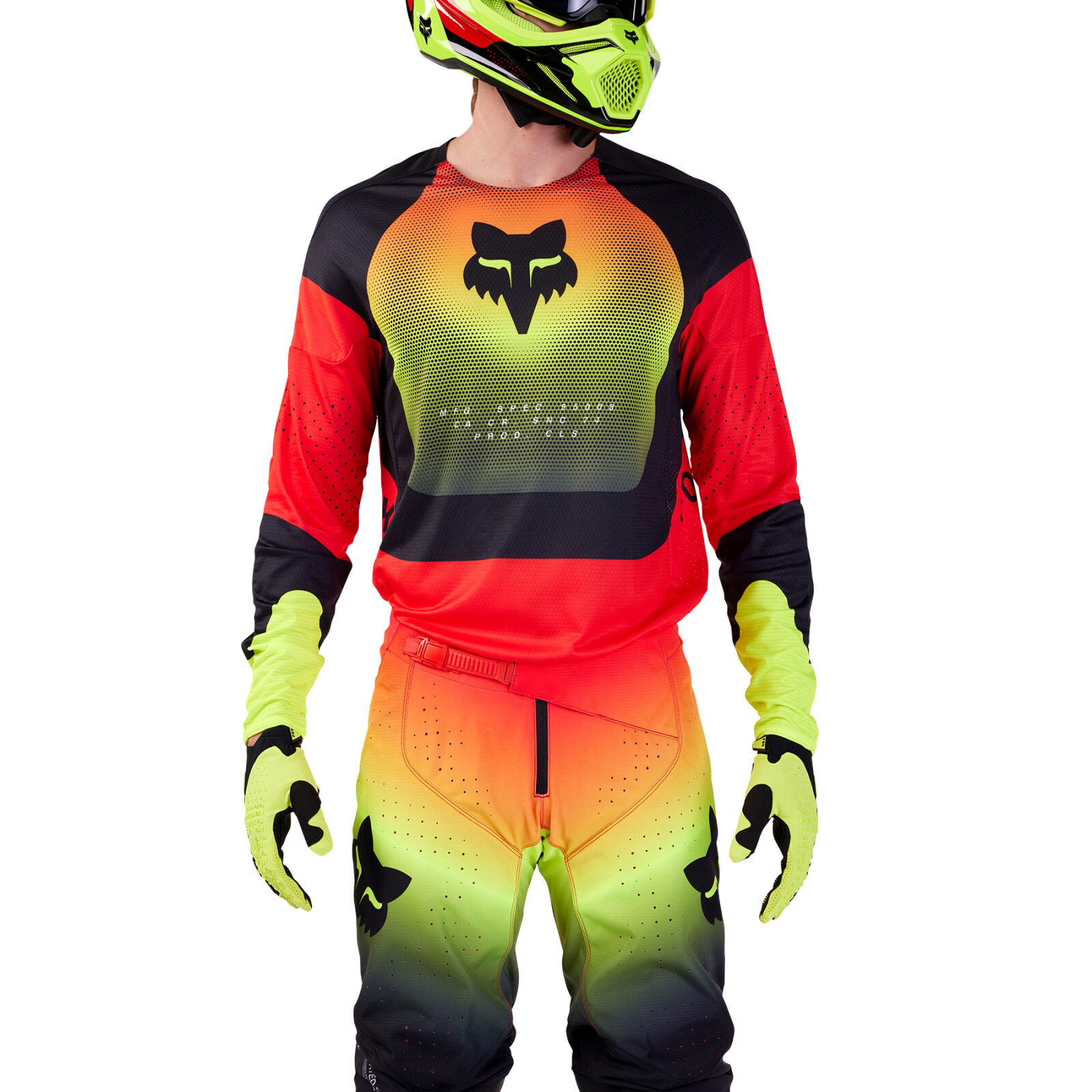 FOX 360 Revise Jersey - S, Red/Yellow MX24
