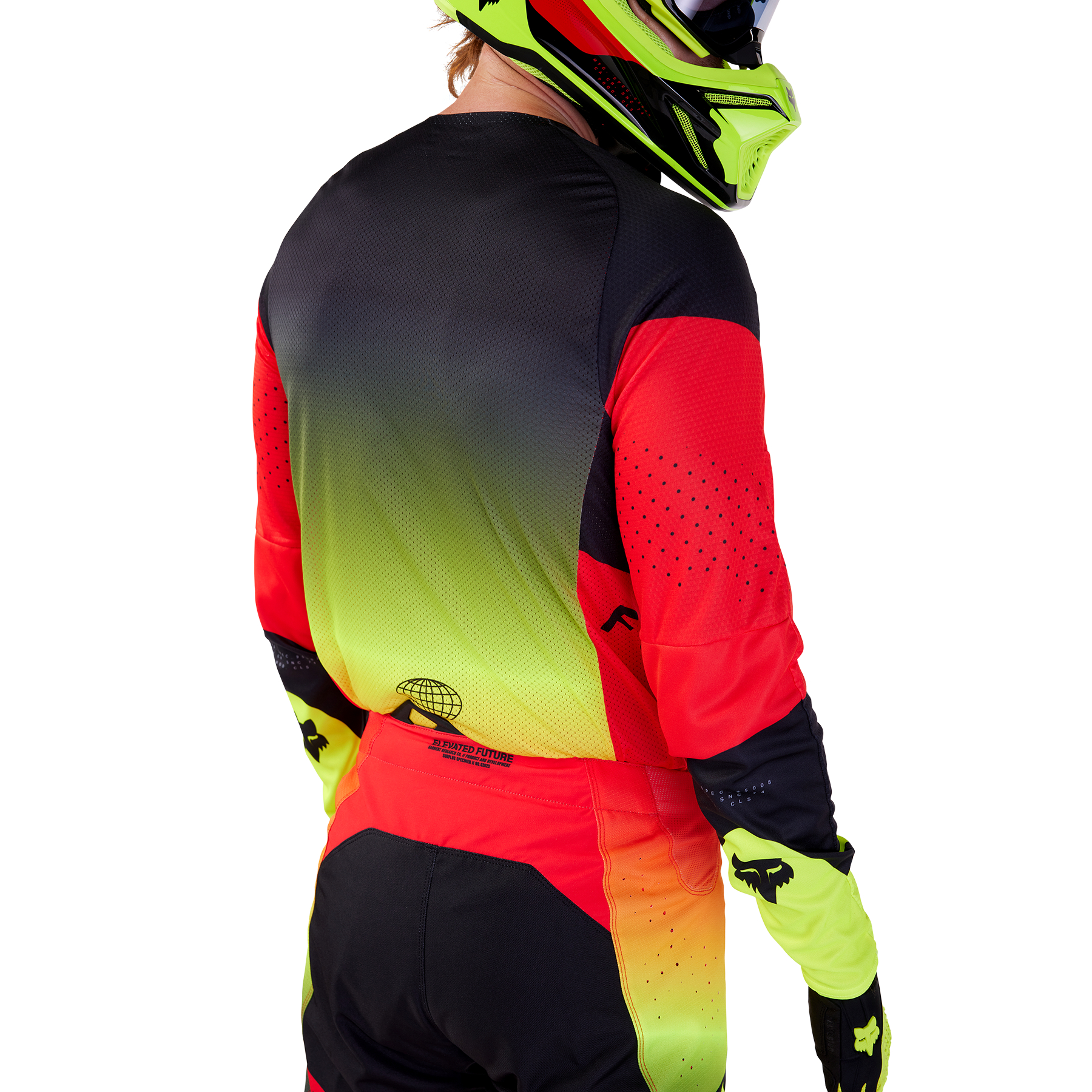 FOX 360 Revise Jersey - Red/Yellow MX24